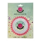 Tula Pink Unicorn Head Straight Pins 30 ct.